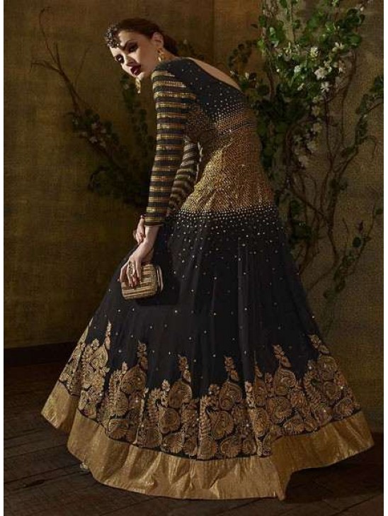 8102 BLACK KARMA TRENDS ANARKALI DRESS 8102 BLACK KARMA TRENDS ANARKALI DRESS