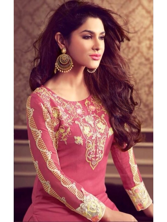 PINK SALWAR INDIAN PARTY WEAR SUIT PINK SALWAR INDIAN PARTY WEAR SUIT