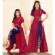86007 RED AND BLUE NITYA PARTY WEAR DESIGNER SUIT 86007 RED AND BLUE NITYA PARTY WEAR DESIGNER SUIT