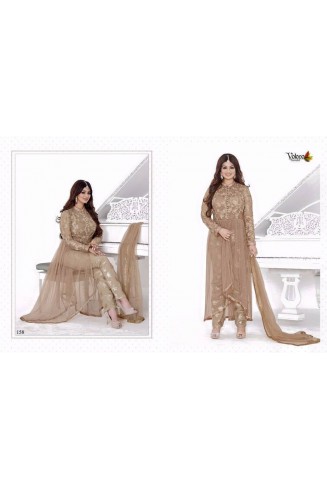 Pari Beige Dress Salwar Ayesha Bollywood Suit