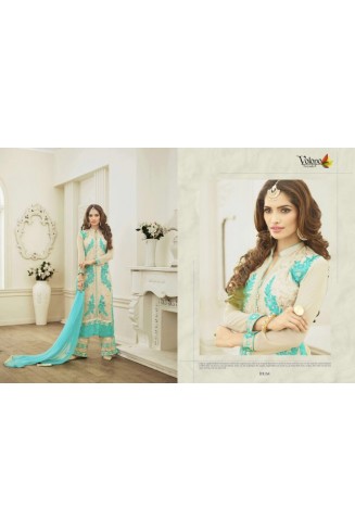 154 BEIGE VOLONO TRENDZ PARI DESIGNER SALWAR SUIT