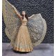 Golden Bridal Lehenga Indian Traditional Wedding Dress Golden Bridal Lehenga Indian Traditional Wedding Dress