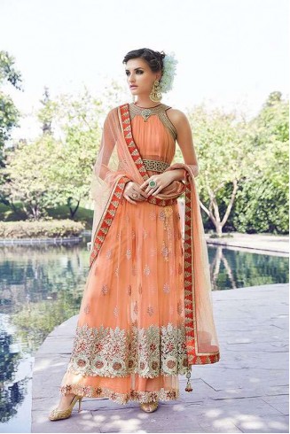 Orange Cocktail Indian Designer Dress