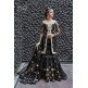 Evening Dress Black Embroidered Lehenga Choli Indian Evening Dress Black Embroidered Lehenga Choli Indian